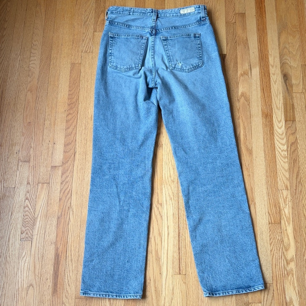 AG Alexxis Straight Leg Classic Blue Denim Jeans - Picture 5 of 5
